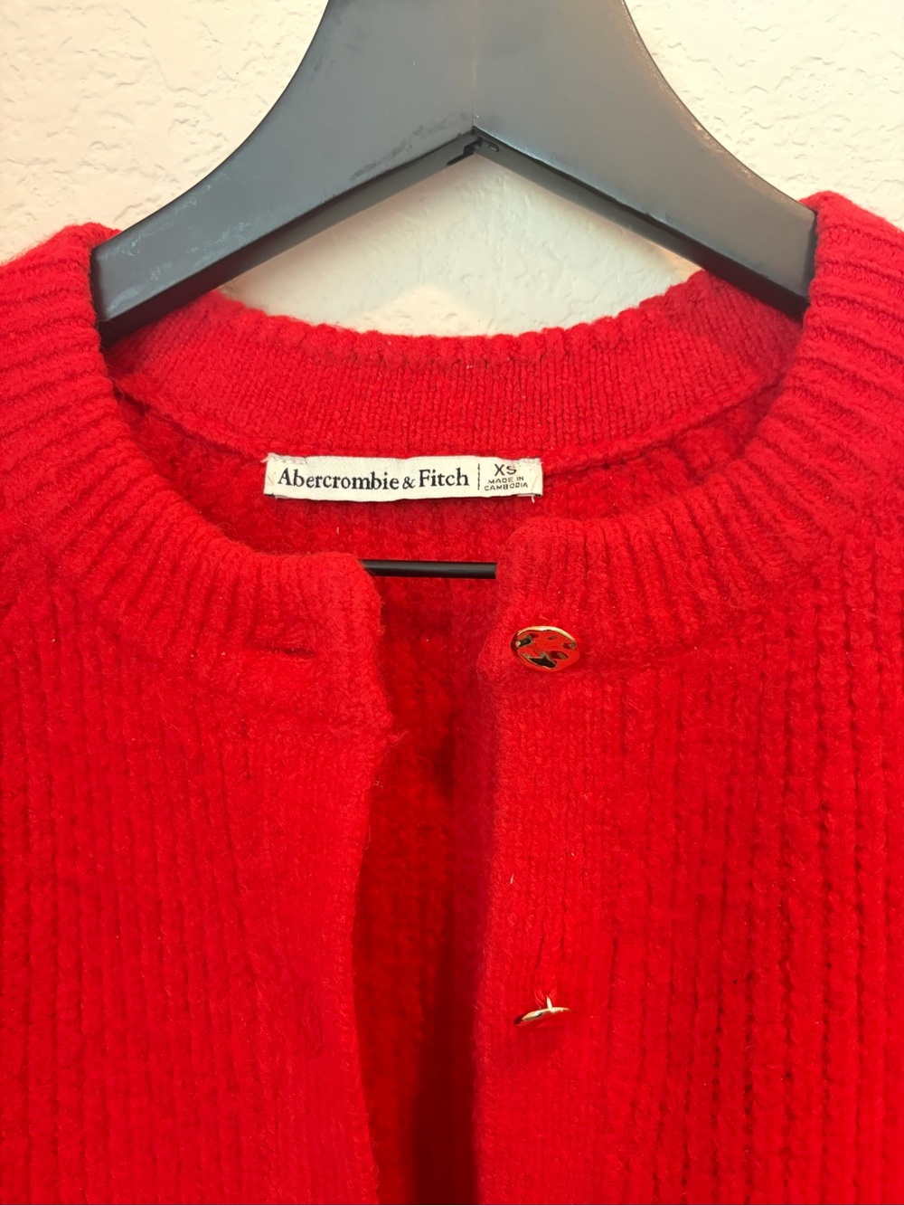 A&F Crew Cardigan - XS - Picture 2 of 4